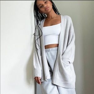 Aritzia Wilfred Free Merino Wool Unwind Cardigan